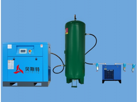 11KW螺杆空压机整套